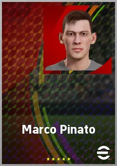Marco Pinato eFootball 2026 player card, 69 OVR CMF