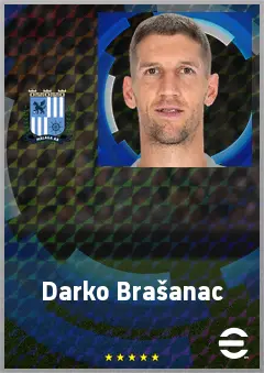 Darko Brašanac eFootball 2026 player card, 68 OVR CMF