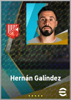 Hernán Galíndez eFootball 2026 player card, 74 OVR GK