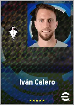 Iván Calero eFootball 2026 player card, 70 OVR RB