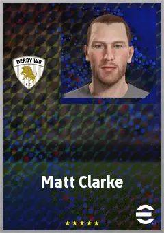 Matt Clarke eFootball 2026 player card, 71 OVR CB