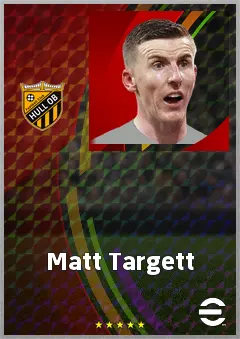 Matt Targett eFootball 2026 player card, 72 OVR LB