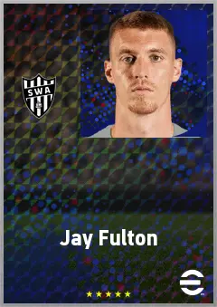 Jay Fulton eFootball 2026 player card, 68 OVR DMF
