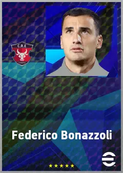 Federico Bonazzoli eFootball 2026 player card, 72 OVR CF