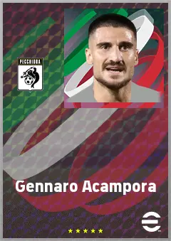 Gennaro Acampora eFootball 2026 player card, 70 OVR CMF