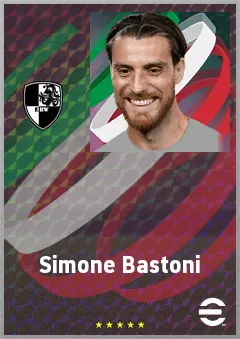 Simone Bastoni eFootball 2026 player card, 71 OVR CMF