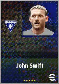 John Swift eFootball 2026 player card, 71 OVR AMF