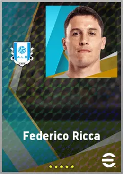 Federico Ricca eFootball 2026 player card, 73 OVR CB