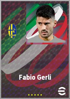 Fabio Gerli eFootball 2026 player card, 71 OVR DMF