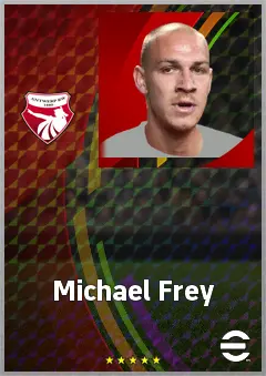 Michael Frey eFootball 2026 player card, 70 OVR CF