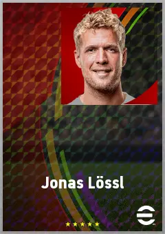 Jonas Lössl eFootball 2026 player card, 71 OVR GK