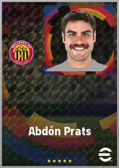Abdón Prats eFootball 2026 player card, 70 OVR CF