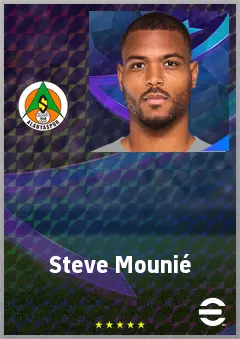 Steve Mounié eFootball 2026 player card, 72 OVR CF