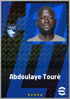 Abdoulaye Touré eFootball 2026 player card, 73 OVR DMF