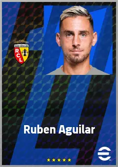 Ruben Aguilar eFootball 2026 player card, 74 OVR RB