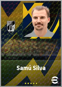 Samú Silva eFootball 2026 player card, 73 OVR CMF