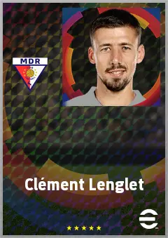 Clément Lenglet eFootball 2026 player card, 76 OVR CB