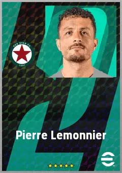 Pierre Lemonnier eFootball 2026 player card, 69 OVR CB