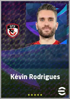 Kévin Rodrigues eFootball 2026 player card, 72 OVR LB