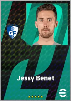 Jessy Benet eFootball 2026 player card, 71 OVR CMF