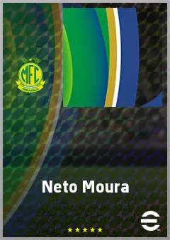 Neto Moura eFootball 2026 player card, 70 OVR CMF