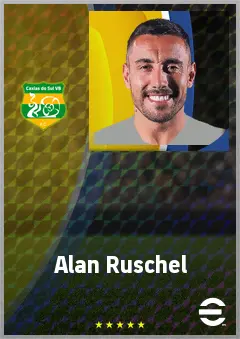 Alan Ruschel eFootball 2026 player card, 69 OVR LB