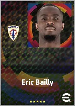Eric Bailly eFootball 2026 player card, 73 OVR CB