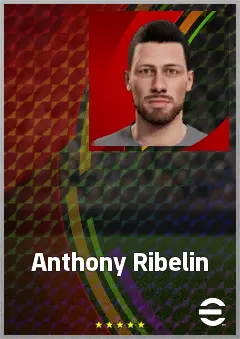 Anthony Ribelin eFootball 2026 player card, 67 OVR RB
