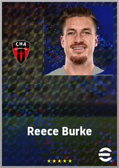 Reece Burke eFootball 2026 player card, 72 OVR CB