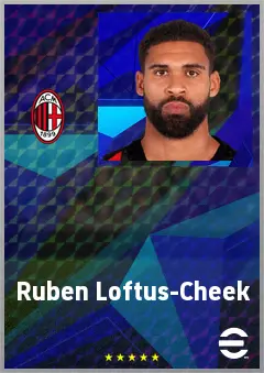 Ruben Loftus-Cheek eFootball 2026 player card, 74 OVR CMF