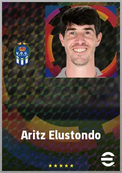 Aritz Elustondo eFootball 2026 player card, 73 OVR CB