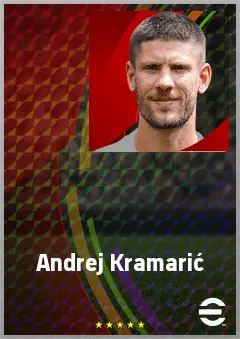 Andrej Kramarić eFootball 2026 player card, 78 OVR SS