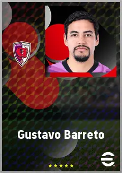 Gustavo Barreto eFootball 2026 player card, 70 OVR CMF