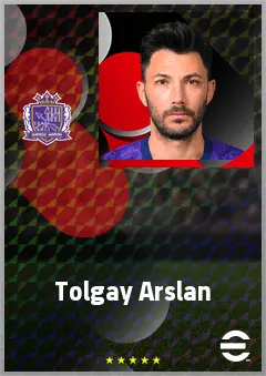 Tolgay Arslan eFootball 2026 player card, 71 OVR AMF