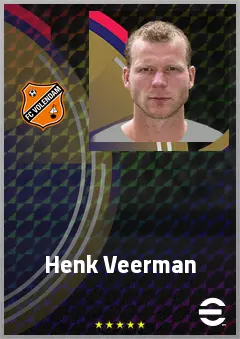 Henk Veerman eFootball 2026 player card, 71 OVR CF