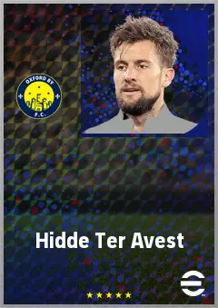 Hidde Ter Avest eFootball 2026 player card, 70 OVR RB