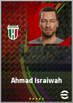 Ahmad Israiwah eFootball 2026 player card, 66 OVR AMF