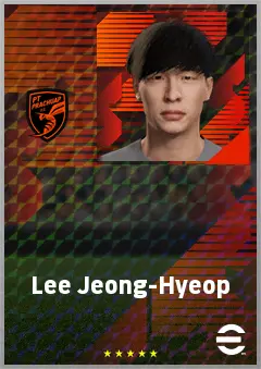Lee Jeong-Hyeop eFootball 2026 player card, 67 OVR CF