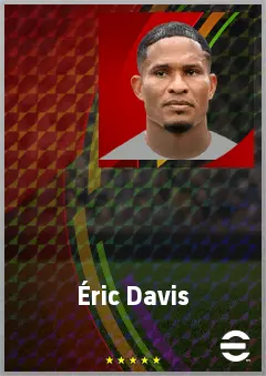 Éric Davis eFootball 2026 player card, 67 OVR LB