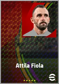Attila Fiola eFootball 2026 player card, 72 OVR CB