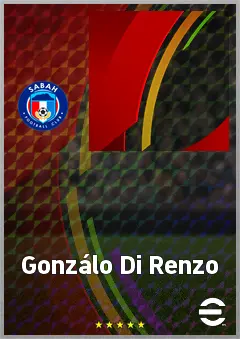 Gonzálo Di Renzo eFootball 2026 player card, 68 OVR CF