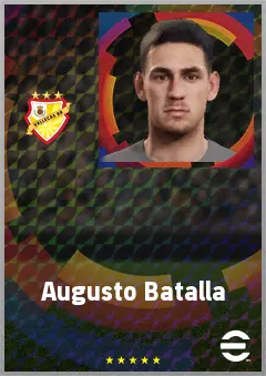 Augusto Batalla eFootball 2026 player card, 77 OVR GK