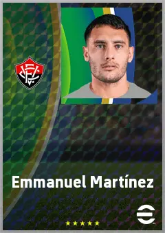 Emmanuel Martínez eFootball 2026 player card, 71 OVR AMF