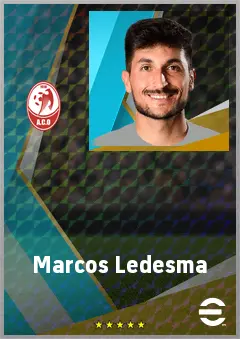 Marcos Ledesma eFootball 2026 player card, 74 OVR GK