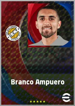 Branco Ampuero eFootball 2026 player card, 71 OVR CB