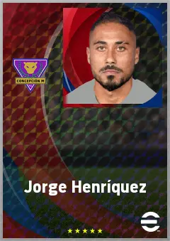 Jorge Henríquez eFootball 2026 player card, 72 OVR AMF