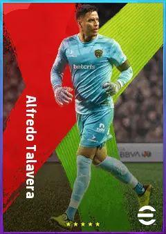 Alfredo Talavera eFootball 2026 player card, 78 OVR GK