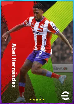Abel Hernández eFootball 2026 player card, 74 OVR CF