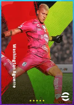 Washington Aguerre eFootball 2026 player card, 76 OVR GK
