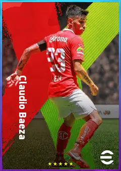 Claudio Baeza eFootball 2026 player card, 76 OVR DMF